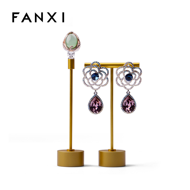 FANXI factory wholesale custom jewelry ring earring display set jewelry holder display stand