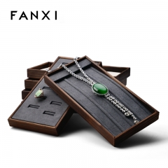 FANXI Custom Luxury high quality wooden display for jewelry display