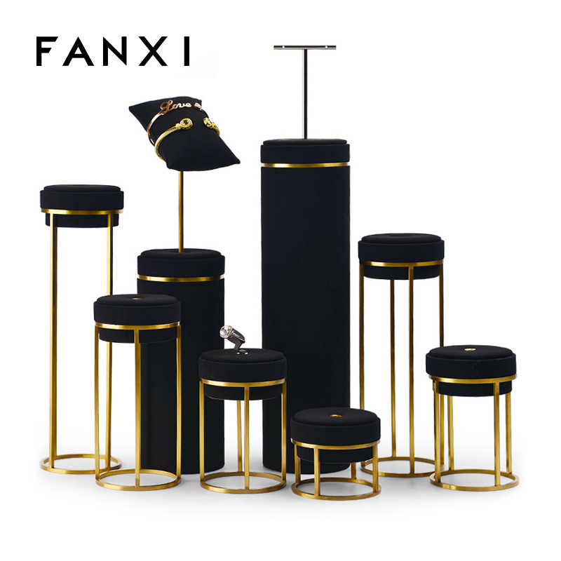 FANXI factory wholesale custom jewerly mannequin jewelery display stand