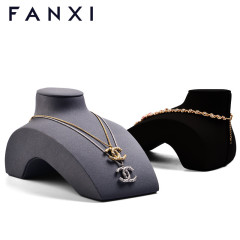 FANXI factory wholesale custom necklace earring display bust jewelry display stand