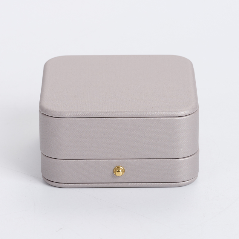 FANXI custom logo & colour leather jewelry packaging box with velvet inside