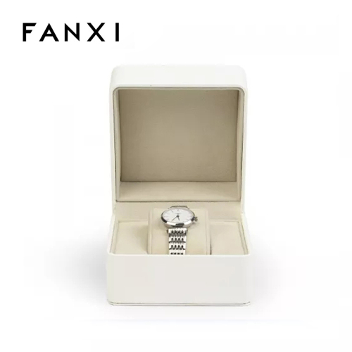 FANXI factory custom logo luxury white watch storage box