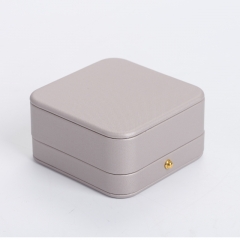 FANXI custom logo & colour leather jewelry packaging box with velvet inside