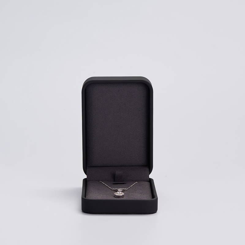 FANXI custom logo & colour leather jewelry box with microfiber inside