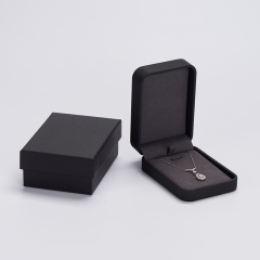 FANXI custom logo & colour leather jewelry box with microfiber inside