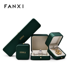 FANXI factory custom logo pu leather jewellery gift box