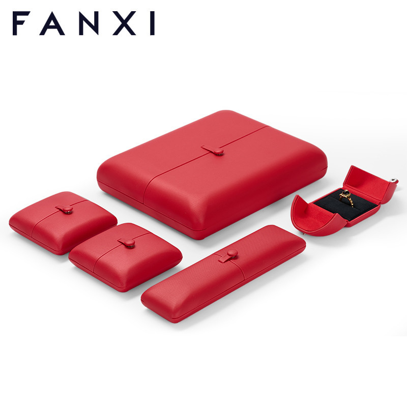 FANXI custom leather jewelry packaging box