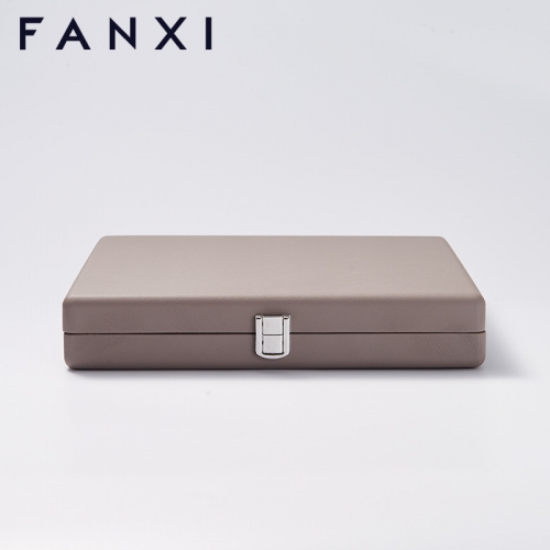 FANXI custom logo & colour leather jewelry case