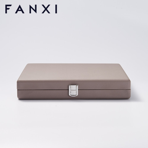 FANXI custom logo &amp; colour leather jewelry case
