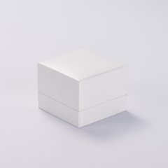 FANXI custom logo & colour white jewelry ring packing box