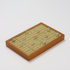 FANXI customize wood jewelry display tray for ring