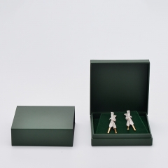 FANXI factory custom logo & colour green jewelry packaging box
