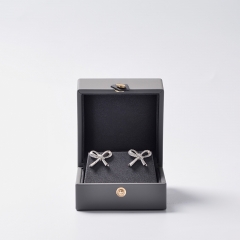 FANXI factory custom logo & colour gray jewelry packaging box