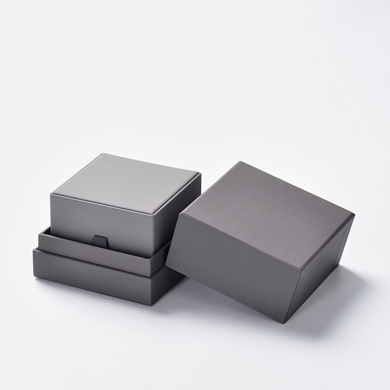 FANXI factory custom logo & colour gray jewelry packaging box