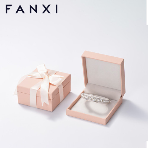 FANXI factory custom logo &amp; colour jewelry packaging box with outer packing