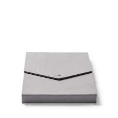 FANXI factory customize gray suede pad jewelry packaging bag