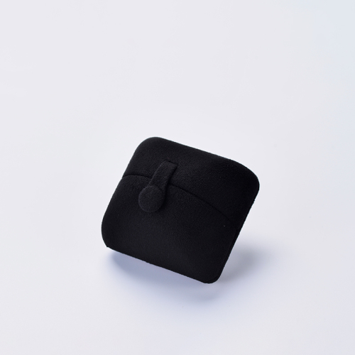 FANXI factory customize logo colour black microfiber jewelry box