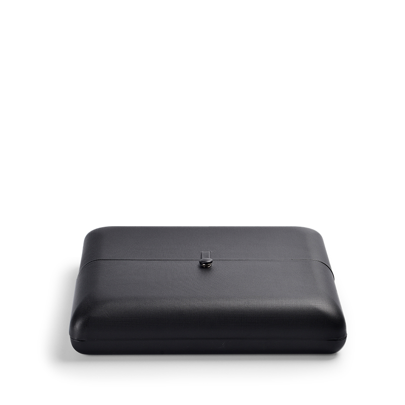 FANXI factory customize logo colour black leather jewellery packing box