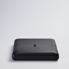 FANXI factory customize logo colour black leather jewellery packing box