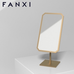 FANXI luxury metal frame jewelry counter vanity mirror