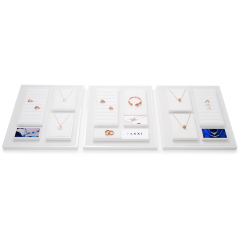 FANXI custom logo & colour white colour jewelry display set