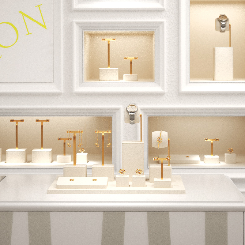 FANXI jewelry display store_jewelry earring holder_retail jewelry display case