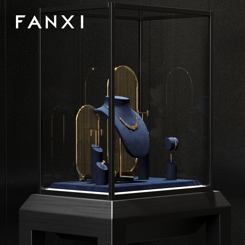 FANXI custom jewelry display_luxury jewelry display set_display for jewelry