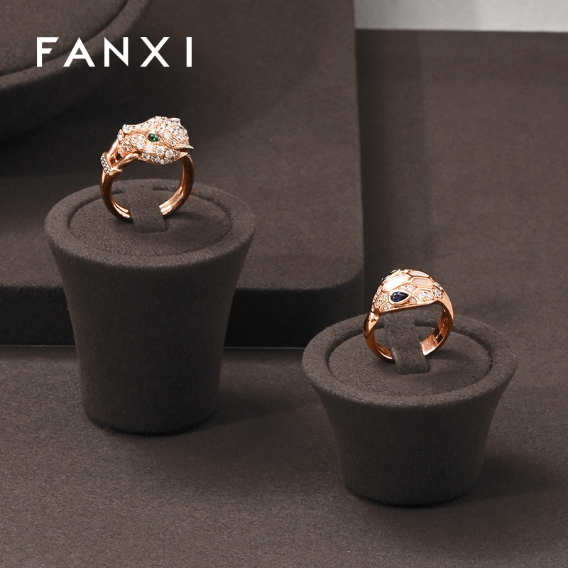 FANXI fashion brown colour jewellery display