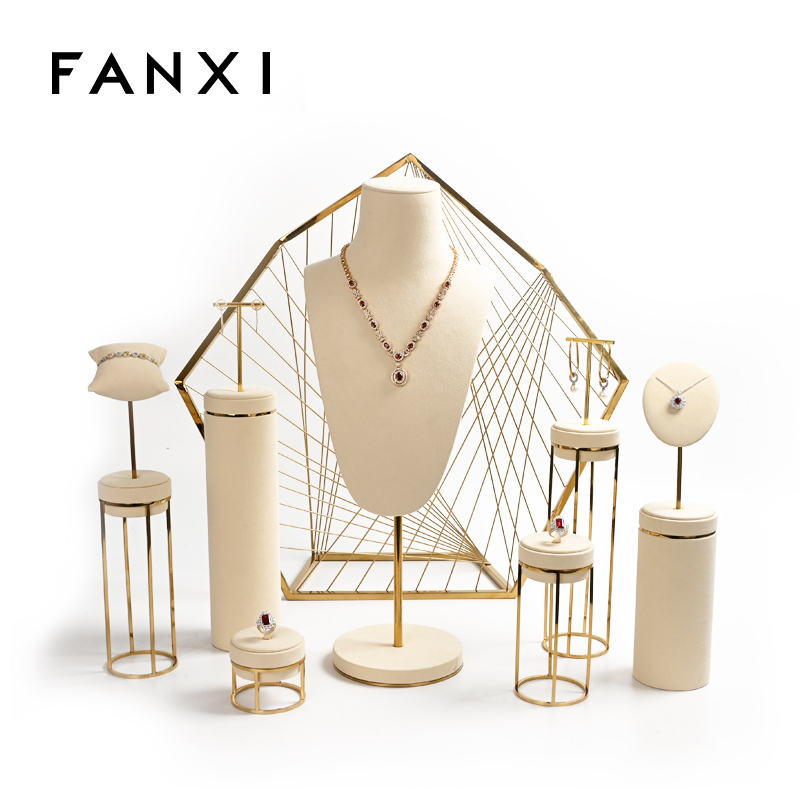 FANXI fashion metal jewellery display set