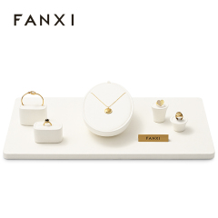 FANXI factory cream colour jewelry display