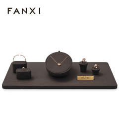 FANXI fashion brown colour jewellery display