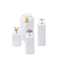 FANXI wholsale white colour jewellery display set