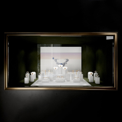 FANXI wholsale white colour jewellery display set