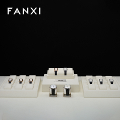 FANXI fashion beige microfiber watch display