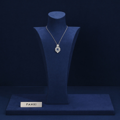 FANXI hot sale microfiber jewelry display stand necklace