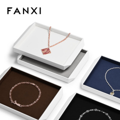 FANXI custom Multiple colors available Microfiber jewellery tray display