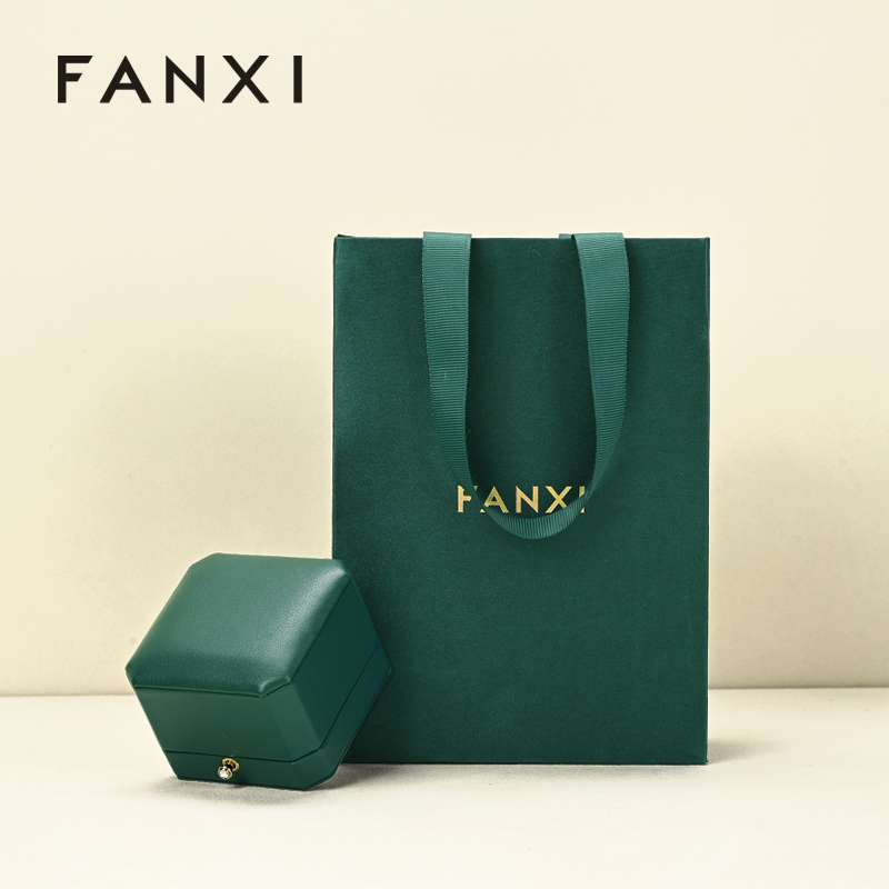 FANXI new arrival Multicolored Natural silk Jewelry Bag