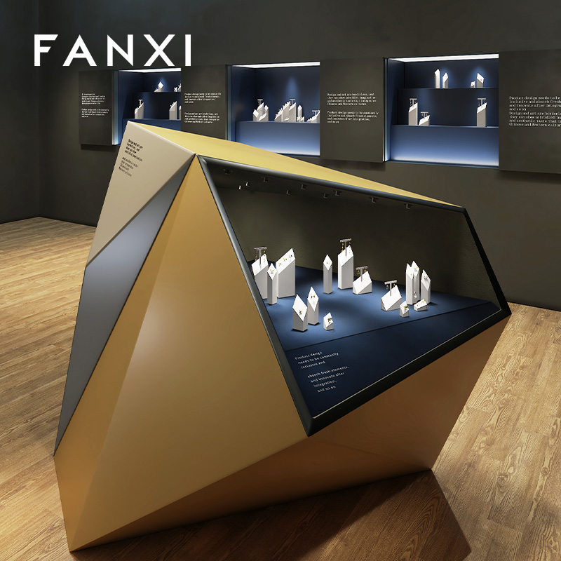 FANXI factory Beige Microfiber jewelry presentation