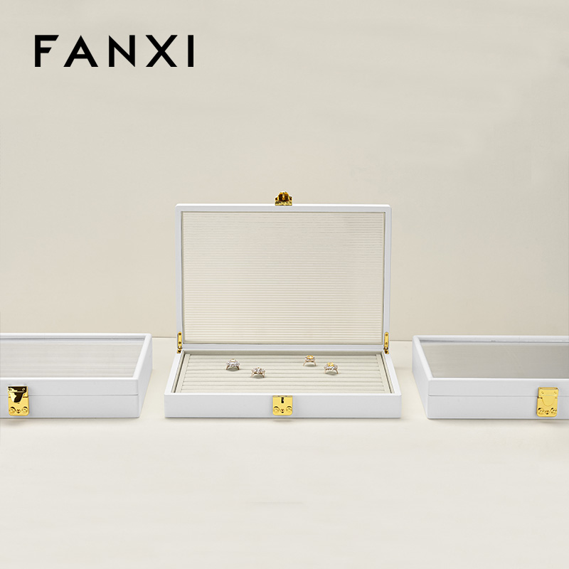FANXI hot sale Multi-color option PU leather and microfiberJewelry set