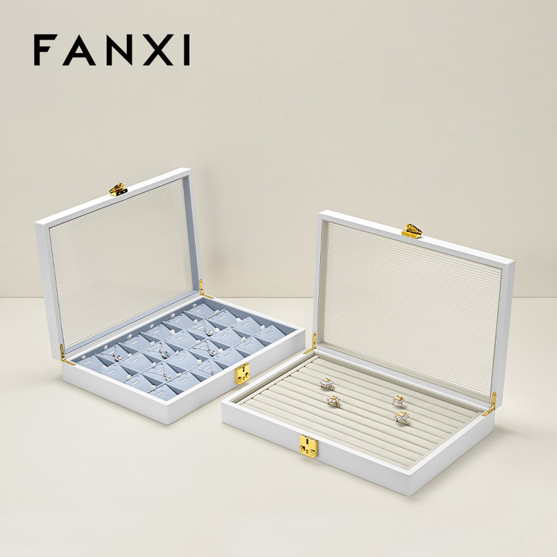 FANXI hot sale Multi-color option PU leather and microfiberJewelry set