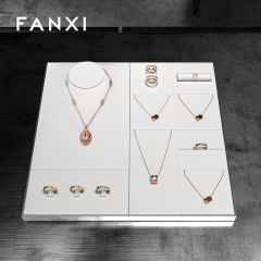 FANXI new arrival White metal Jewelry display set series