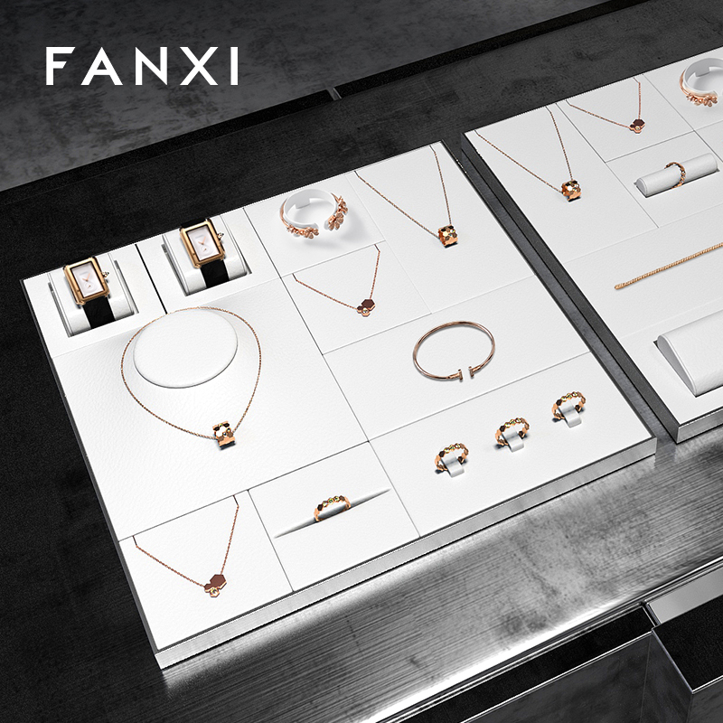 FANXI new arrival White metal Jewelry display set series