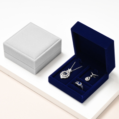 FANXI factory off white Microfiber custom logo jewelry box