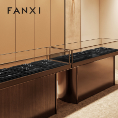 FANXI high quality Black Metal luxurious jewelry display