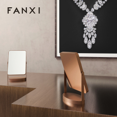 FANXI factory Rose gold stainless steel high-definition Jewelry Accessory Mirror