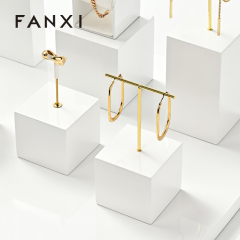 FANXI luxury White MDF spray paint Jewelry Display