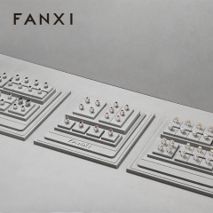 FANXI fashion grey Microfiber custom jewelry display