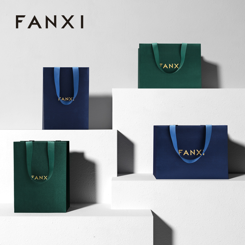 FANXI hot sale Multicolored Natural silk Jewelry Bag
