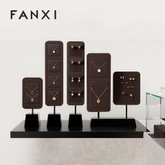 FANXI wholesale Superfiber and Metal jewelry stand