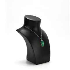 FANXI luxury leather and microfiber necklace display bust display stands